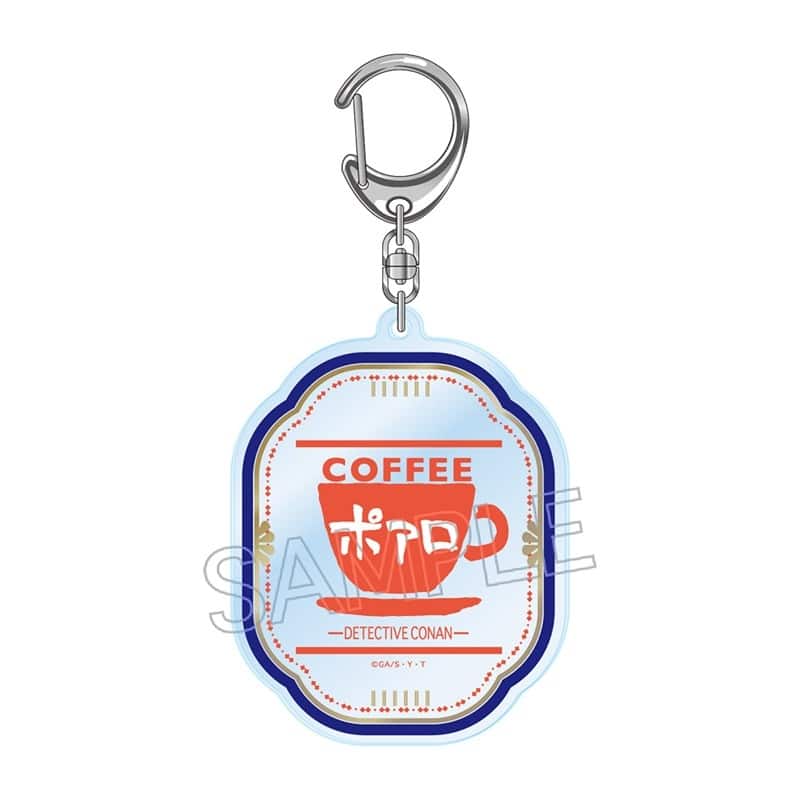 名探偵コナン 喫茶ポアロシリーズ 箔押しアクリルキーホルダー エプロンロゴ
 
2025年11月下旬発売