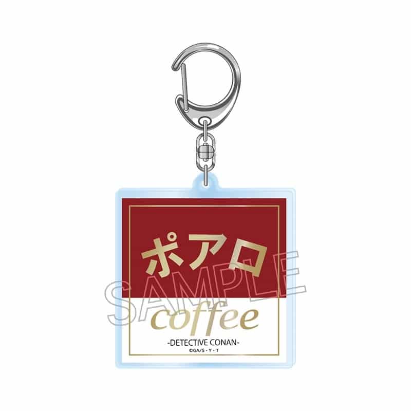 名探偵コナン 喫茶ポアロシリーズ 箔押しアクリルキーホルダー 看板ロゴ
 
2025年11月下旬発売