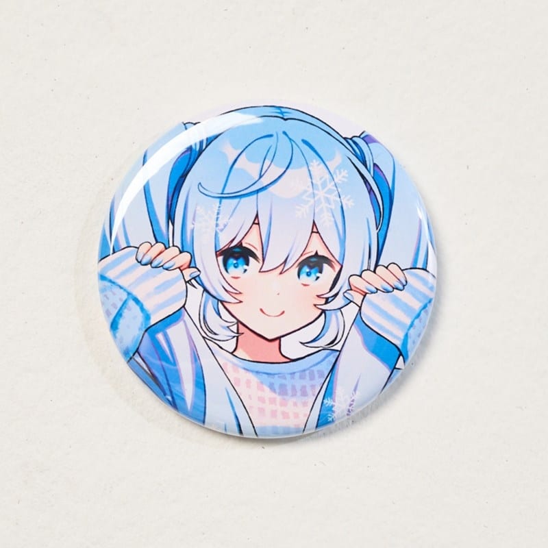 初音ミクシリーズ 缶バッチ　Art by 甘木花(雪ミク) 【echo】
 
2025年11月下旬発売
