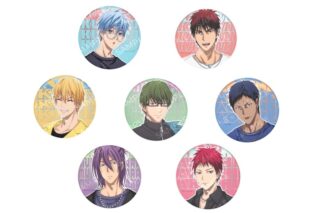 黒子のバスケ 描き下ろしイラスト【ストリートスナップ】 トレーディングメタリック缶バッジ(全7種)
 アニメイトで
2026年02月下旬発売