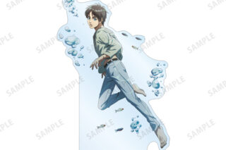 進撃の巨人 描き下ろしイラスト エレン 水中浮遊ver. BIGアクリルスタンド AMNIBUSで2025年11月上旬発売 進撃の巨人 描き下ろしイラスト エレン 水中浮遊ver. BIGアクリルスタンド AMNIBUSで2025年11月上旬発売