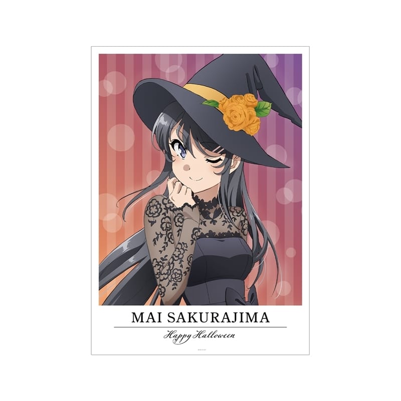 青春ブタ野郎はバニーガール先輩の夢を見ない 描き下ろしイラスト 桜島麻衣 ハロウィンver. A3マット加工ポスター【再販】
 
2026年1月17日発売
で取扱中