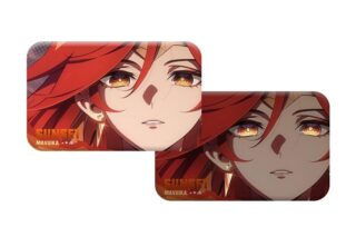 原神 「黄昏」シリーズ  リフレクトスクエア缶バッジB アニメイトで
08月発売