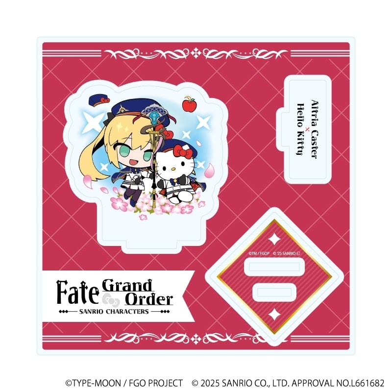 Fate/Grand Order × サンリオキャラクターズ アクリルスタンドプレート16/アルトリア・キャスター×ハローキティ(コラボイラスト)
 
2025年11月発売