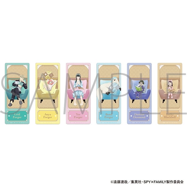 スパイファミリー クリアしおりコレクション
 
2025年12月20日発売
 (アニメイト)