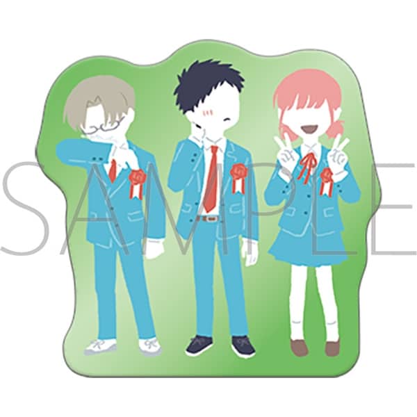 アオのハコ ピンズ/猪股 大喜&蝶野 雛&笠原 匡　ゆるパレット 
2025年12月26日発売