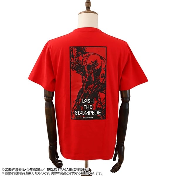 TRIGUN STARGAZE Tシャツ/ティザービジュアル RED アニメイトで
2025/11/28 発売