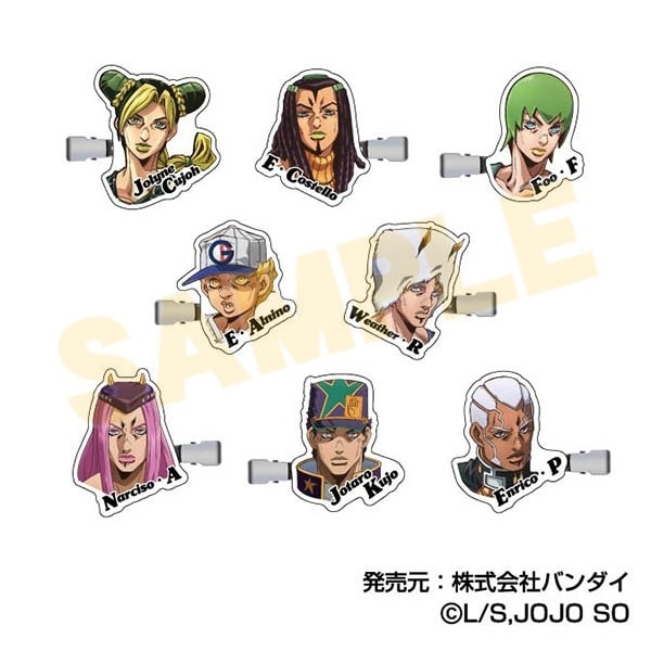 ジョジョの奇妙な冒険 ストーンオーシャン コレクションヘアクリップ アニメイトで
2025年12月発売