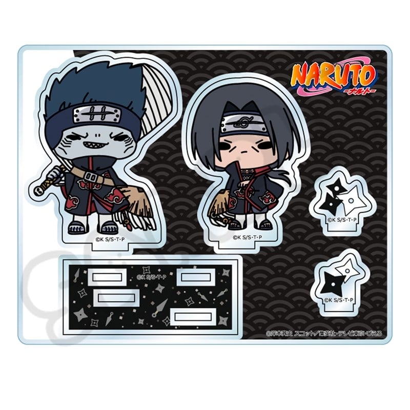 TVアニメ『NARUTO-ナルト-』 アクリルスタンド ML(うちはイタチ&干柿鬼鮫) アニメイトで
12月中旬発売