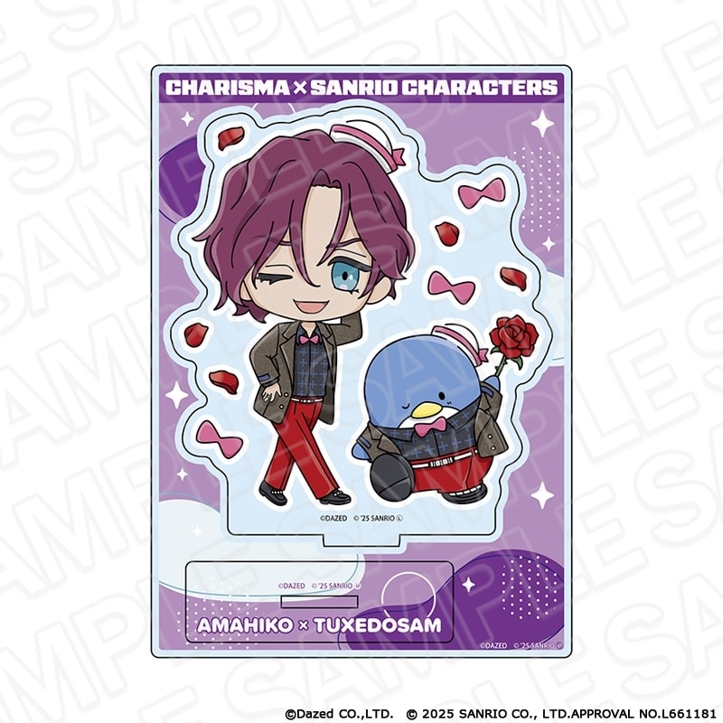 カリスマ × サンリオキャラクターズ シート型アクリルフィギュア 天堂 天彦 × タキシードサム vol.2
 
2025年11月発売