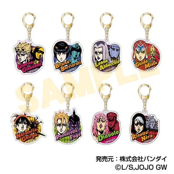 ジョジョの奇妙な冒険 黄金の風 オーロラアクリルキーホルダーVol.2 アニメイトで
2025年12月発売