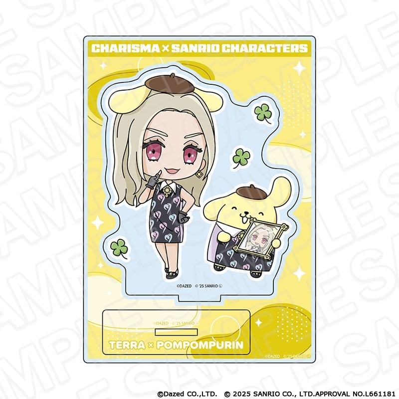 カリスマ × サンリオキャラクターズ シート型アクリルフィギュア テラ × ポムポムプリン vol.2
 
2025年11月発売