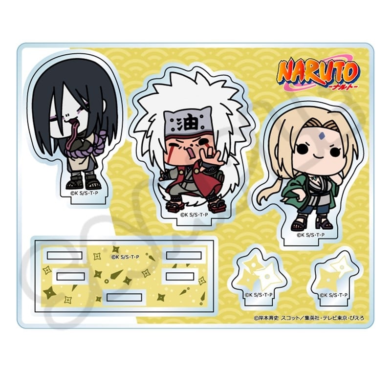 TVアニメ『NARUTO-ナルト-』 アクリルスタンド MH(自来也&綱手&大蛇丸) アニメイトで
12月中旬発売