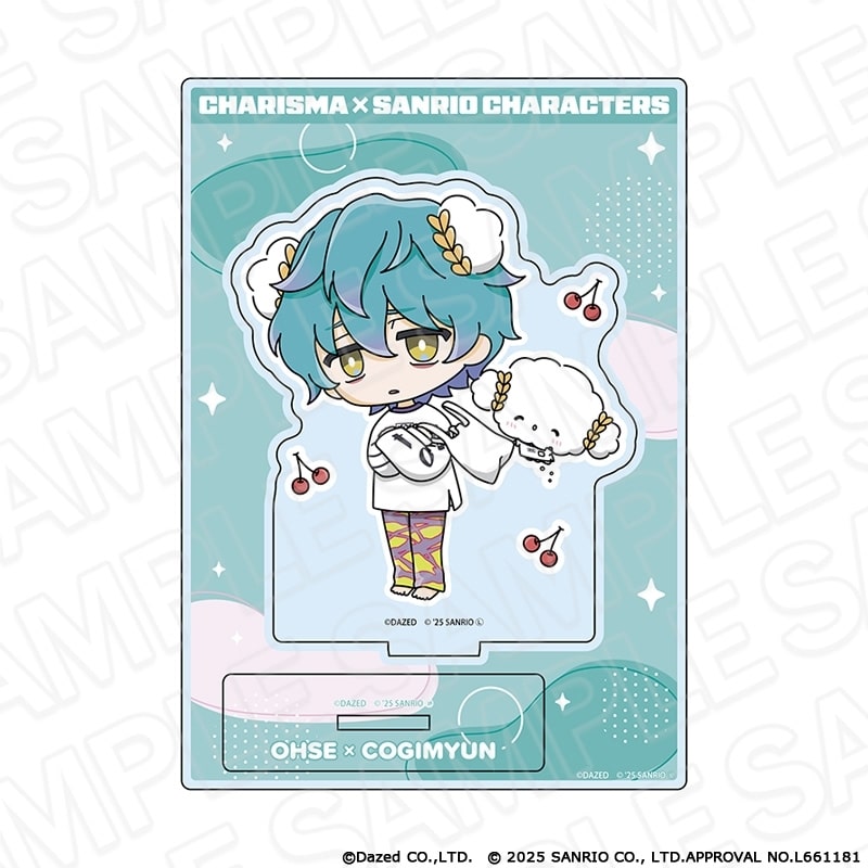 カリスマ × サンリオキャラクターズ シート型アクリルフィギュア 湊 大瀬 × こぎみゅん vol.2
 
2025年11月発売