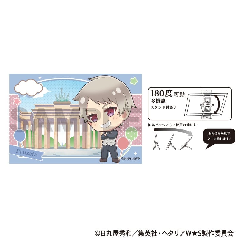 ヘタリア World★Stars アート缶バッジ プロイセン ちまにわ
 アニメイトで
2025年10月発売