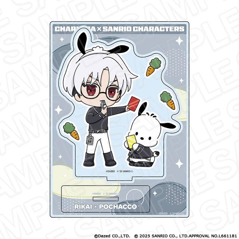 カリスマ × サンリオキャラクターズ シート型アクリルフィギュア 草薙 理解 × ポチャッコ vol.2
 
2025年11月発売