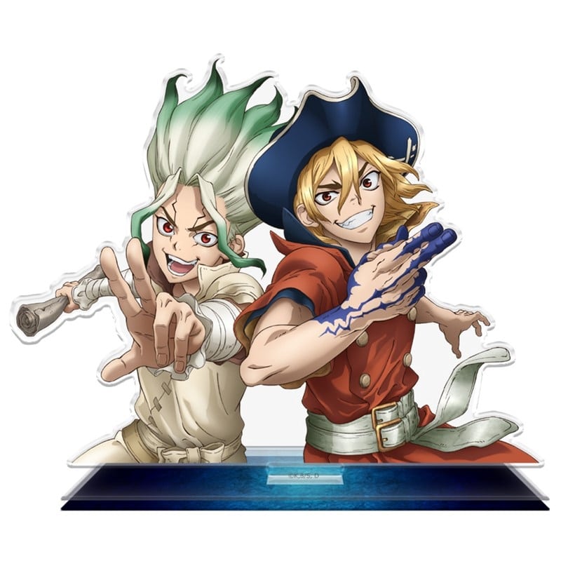 Dr.STONE アクリルキャラスタンド 石神千空&七海龍水 vol.1【再販】
 アニメイトで
2025年12月中旬発売