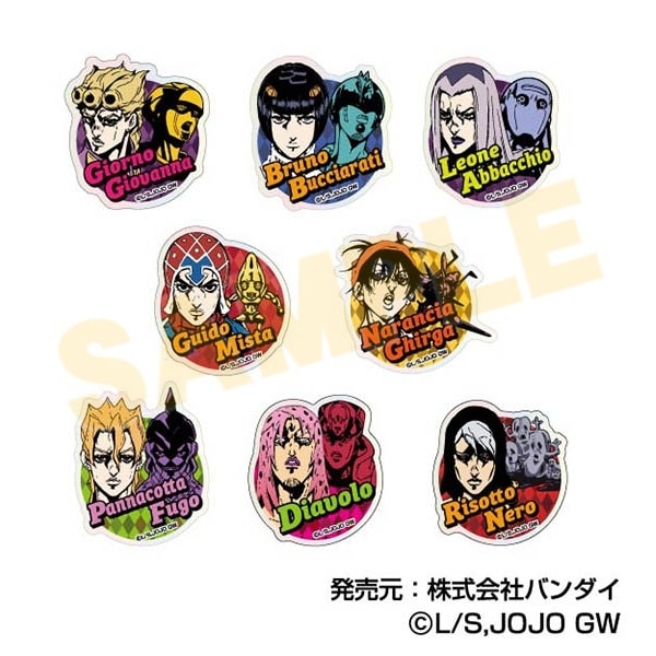 ジョジョの奇妙な冒険 黄金の風 キラッとデバイスステッカー アニメイトで
2025年12月発売