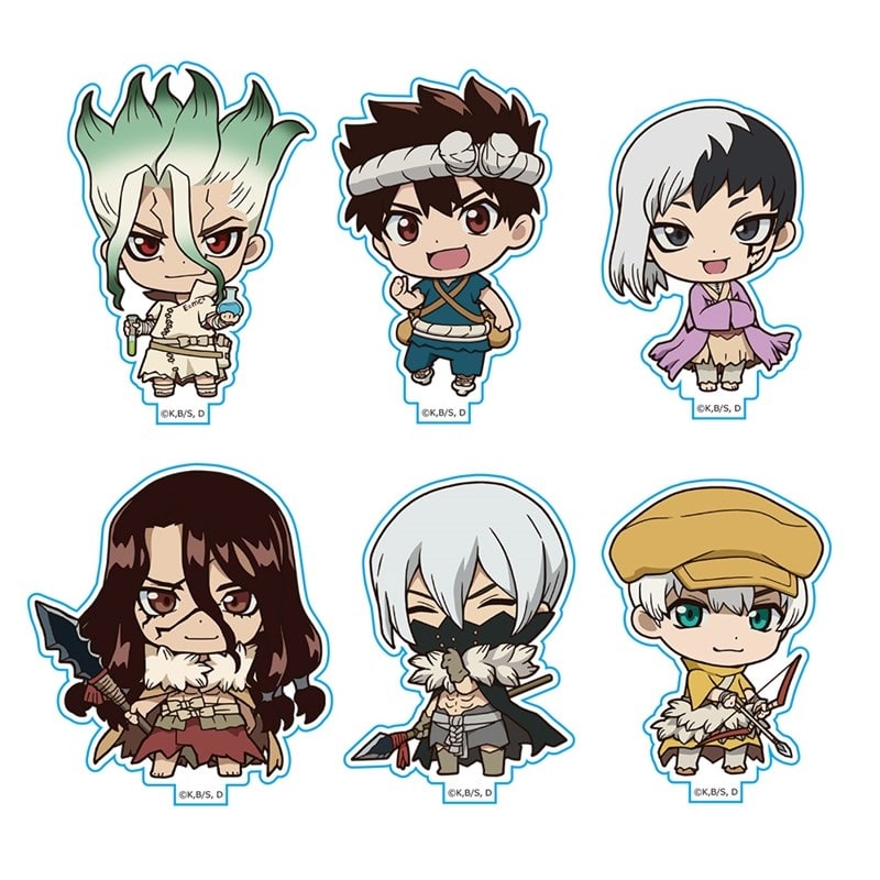 Dr.STONE アクリルスタンドコレクション【再販】
 アニメイトで
2025年12月中旬発売