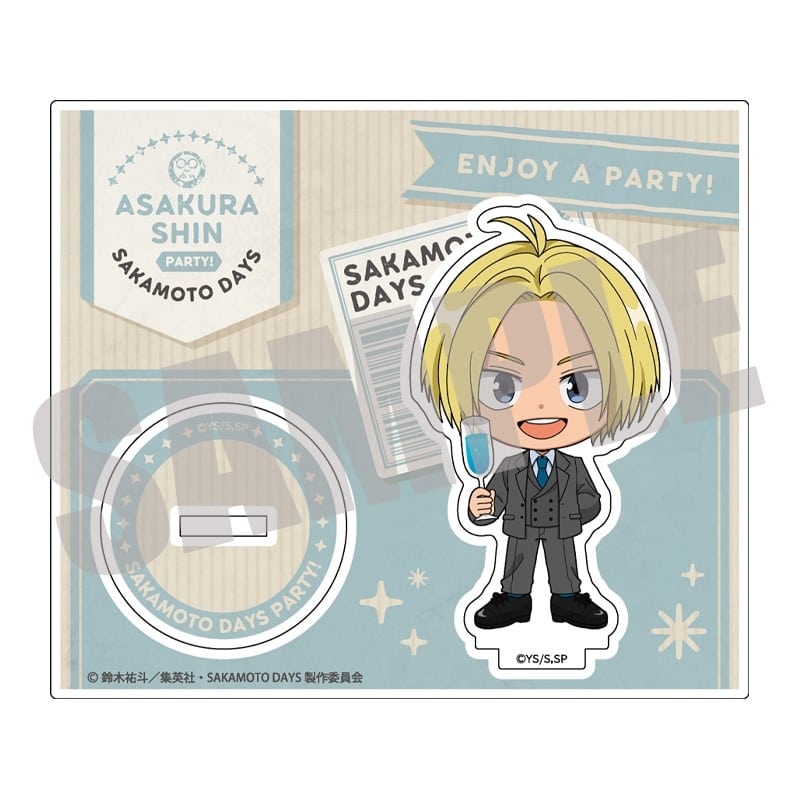 サカモトデイズ アクリルスタンド 朝倉 シン PARTY ver. 
2025年12月上旬発売