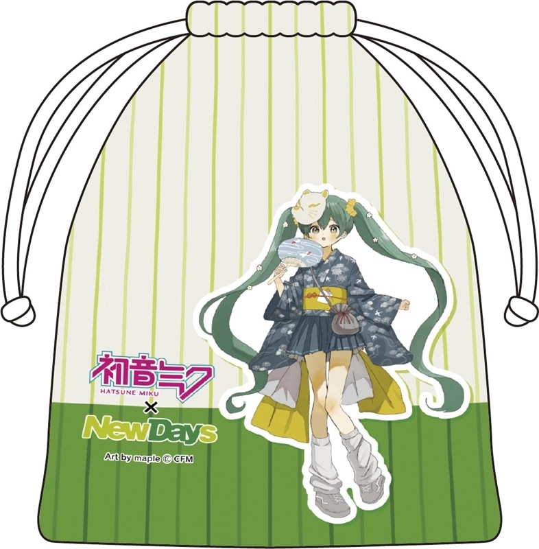 初音ミク×NewDays 巾着 maple
 
2025年11月発売