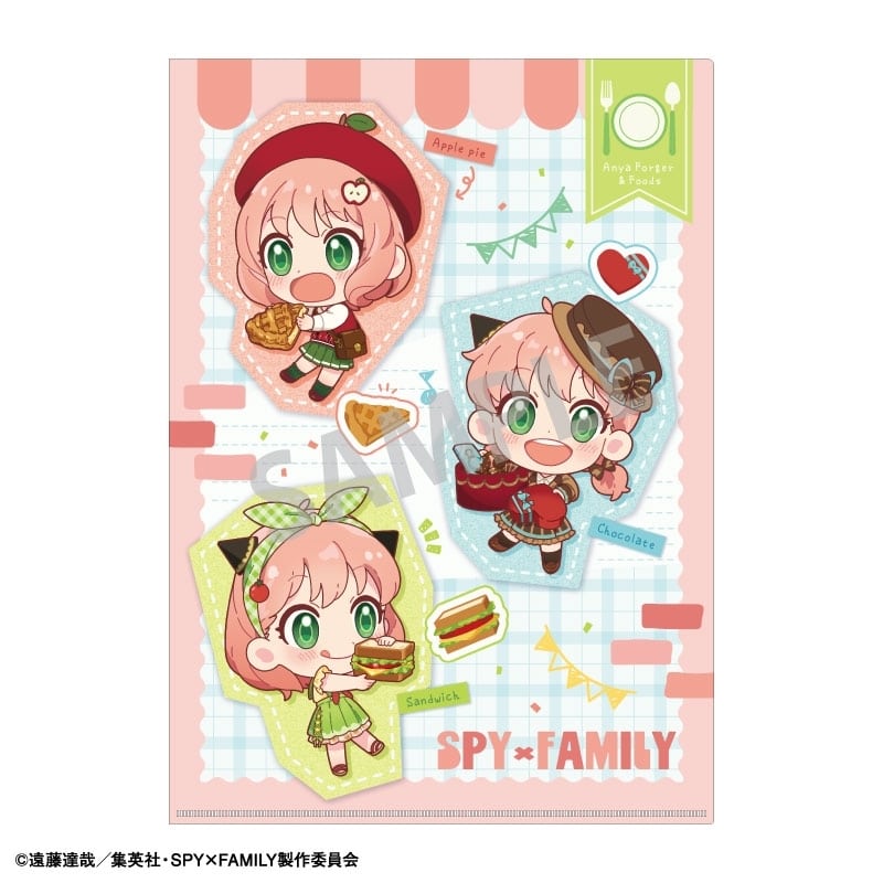スパイファミリー A4シングルクリアファイル B/食べ物 描き起こし
 
2025年12月発売
 (アニメイト)