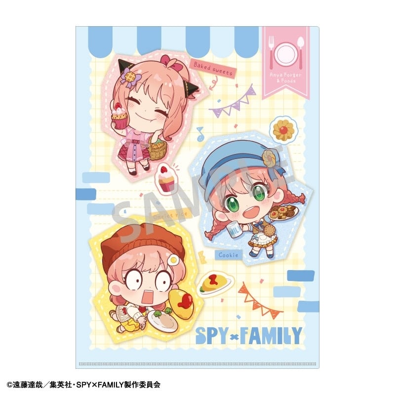 スパイファミリー A4シングルクリアファイル A/食べ物 描き起こし
 
2025年12月発売
 (アニメイト)