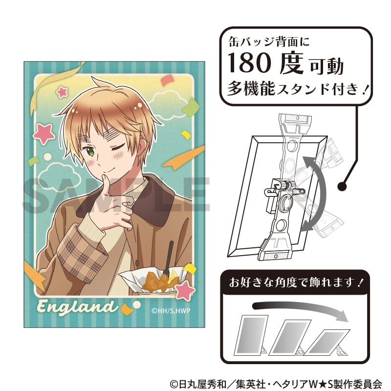 ヘタリア World★Stars アート缶バッジ イギリス 食べ歩きグルメ
 アニメイトで
2025年09月発売
