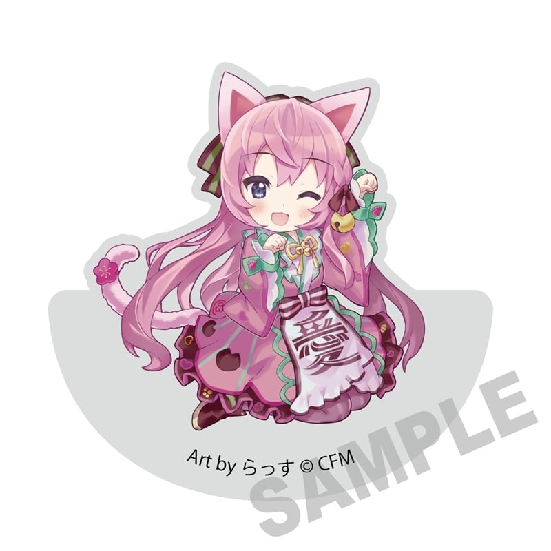 初音ミク×招き猫 ゆらゆらアクリルブロック 巡音ルカ Art by らっす
 
2025年12月発売