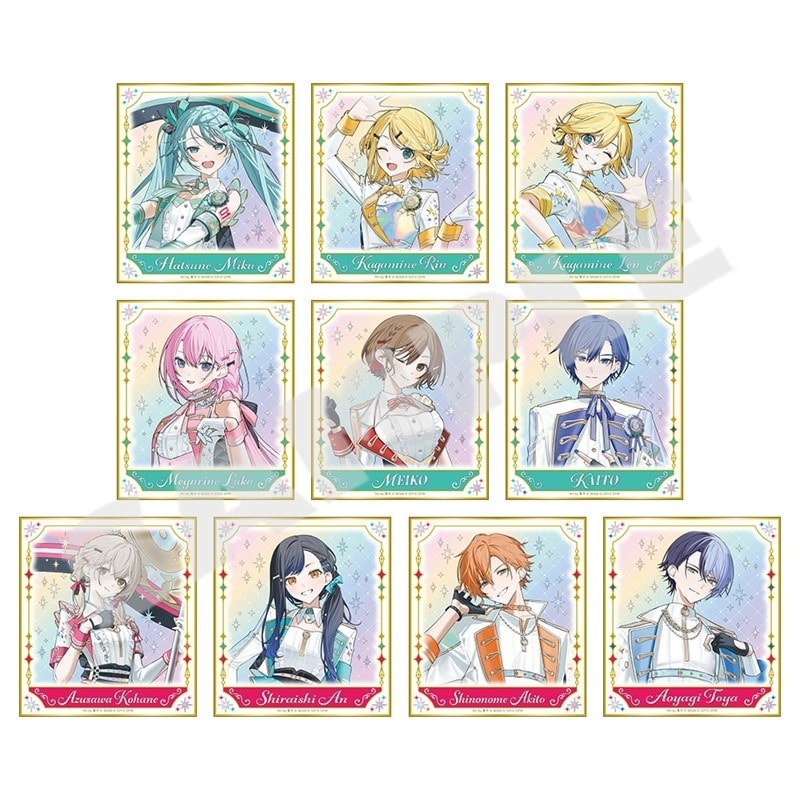 プロセカ 『プロジェクトセカイ 5th Anniversary 感謝祭』オーロラ箔押しミニ色紙コレクション A バーチャル・シンガー&Vivid BAD SQUAD(全10種)
 
2025年10月29日発売