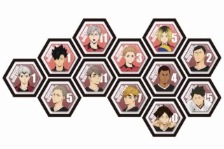 ハイキュー!! 六角ミニキャンバスマグネット 音駒高校、稲荷崎高校Ver.【再販】
 アニメイトで
2025年05月発売