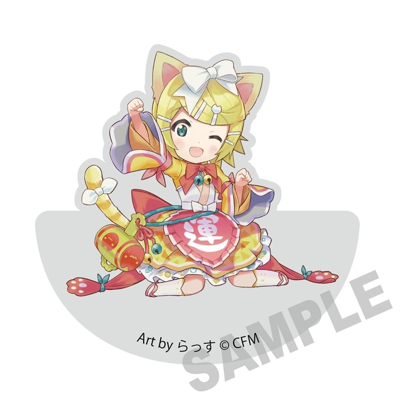 初音ミク×招き猫 ゆらゆらアクリルブロック 鏡音リン Art by らっす
 
2025年12月発売