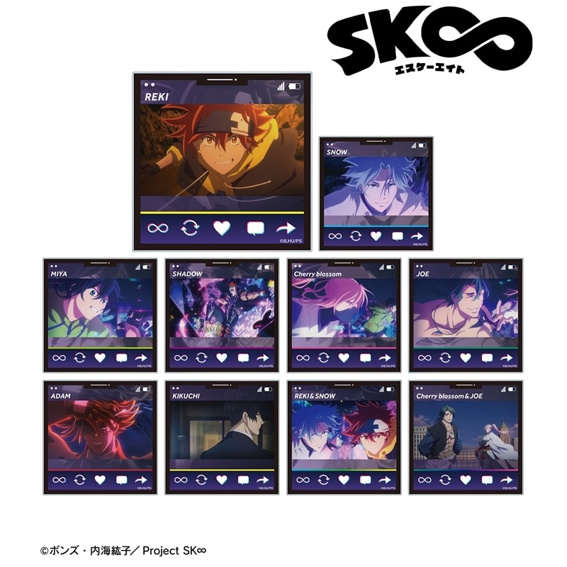 SK∞ エスケーエイト トレーディングSNS風アクリルカード【再販】
 アニメイトで
2025/12/17 発売