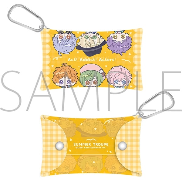 A3! カラビナ付きクリアケース/夏組　みにぴえんず アニメイトで
2025/08/15 発売