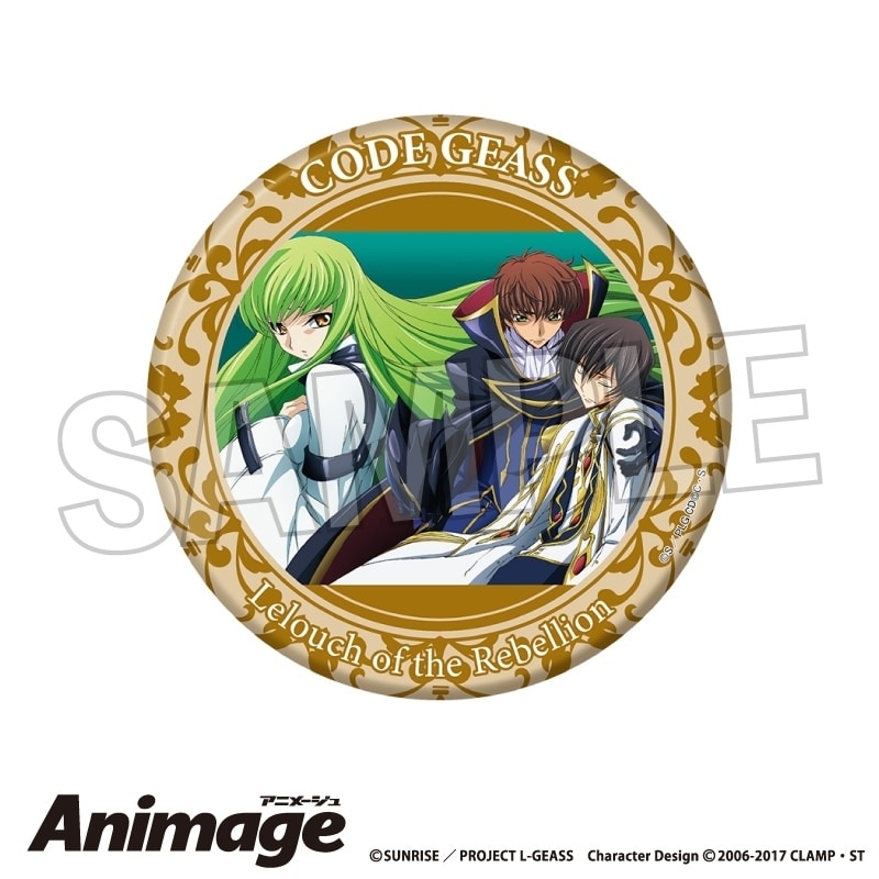 コードギアス  Animageギラギラ缶バッジ 大 vol.3 I アニメイトで
2025年11月発売