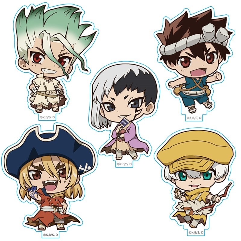 Dr.STONE アクリルスタンドコレクションVol.2【再販】
 アニメイトで
2025年12月中旬発売