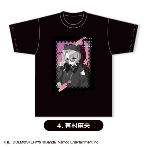 学園アイドルマスター Tシャツ(ブラック)④<有村麻央>
 アニメイトで
2025年12月下旬発売