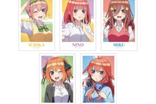 五等分の花嫁* 描き下ろし 衣装交換ver. 第2弾 インスタントカメラ風イラストカード5枚セット
 
2026年1月17日発売