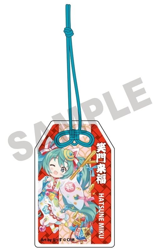 初音ミク×招き猫 御守風アクリルさげ札 初音ミク白猫 Art by らっす
 
2025年12月発売