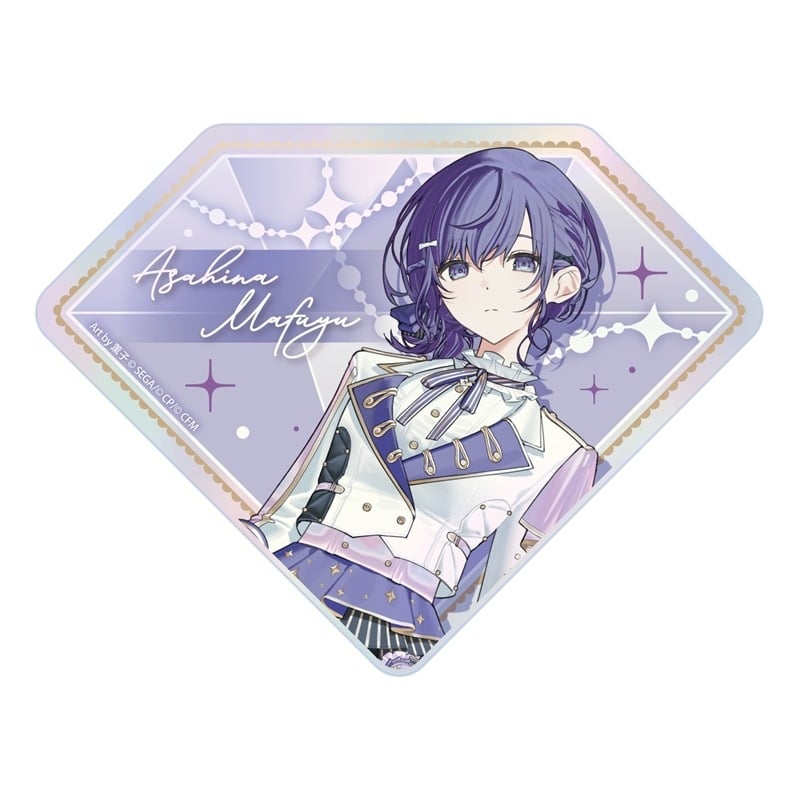 プロセカ 『プロジェクトセカイ 5th Anniversary 感謝祭』ダイヤ型オーロラアクリルブロック24 朝比奈 まふゆ
 
2025年10月29日発売