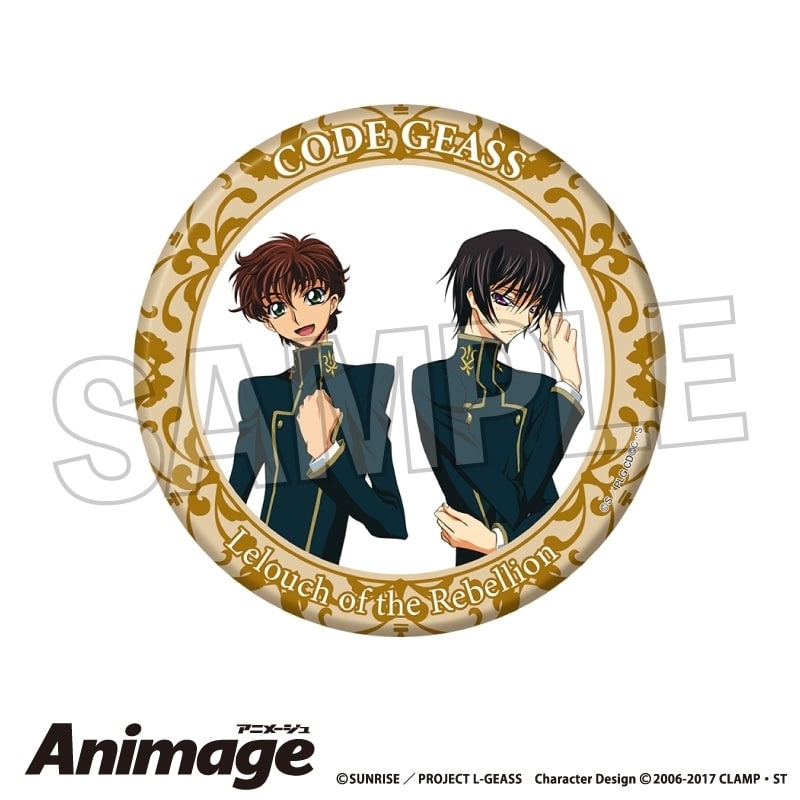 コードギアス  Animageギラギラ缶バッジ 大 vol.3 D アニメイトで
2025年11月発売
