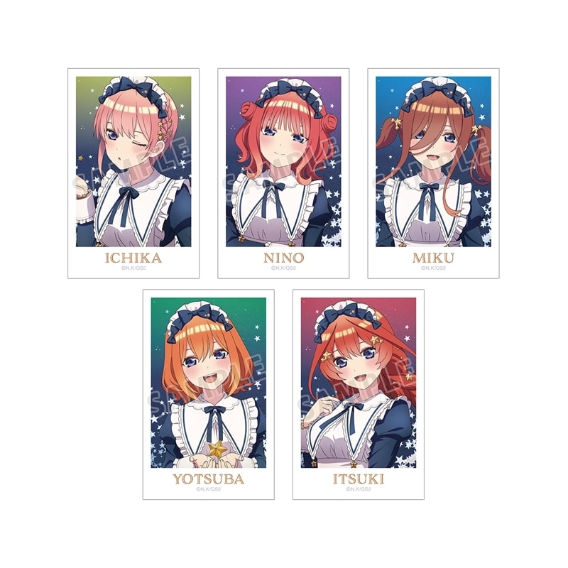 五等分の花嫁* 描き下ろし 星空メイドver. インスタントカメラ風イラストカード5枚セット
 
2026年1月17日発売