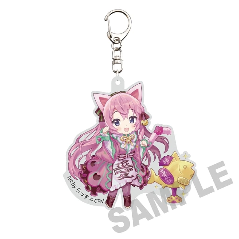初音ミク×招き猫 ダイカットアクリルキーホルダー 巡音ルカ Art by らっす
 
2025年12月発売