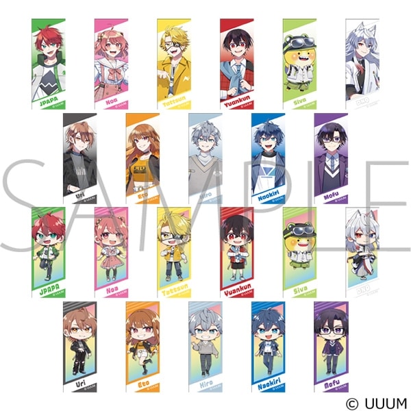 カラフルピーチ  千社札風ステッカーコレクション アニメイトで
2025/08/16 発売