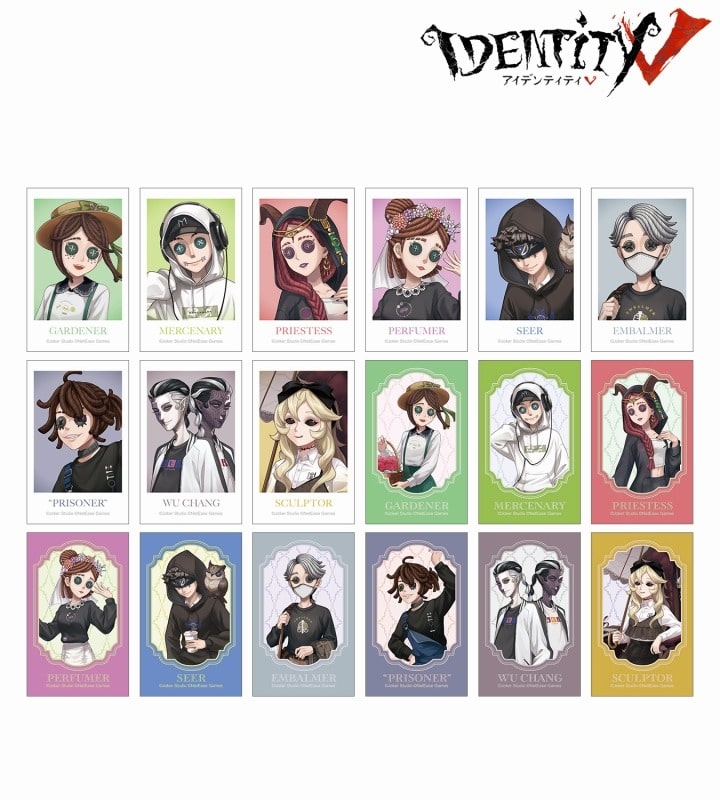 Identity V 第五人格 arti-mate トレーディングイラストカード 描き下ろし カジュアルファッションver.
 アニメイトで
2025/08/30 発売