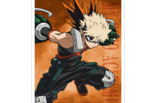 僕のヒーローアカデミア 爆豪勝己 A3マット加工ポスター AMNIBUSで2025年11月中旬発売