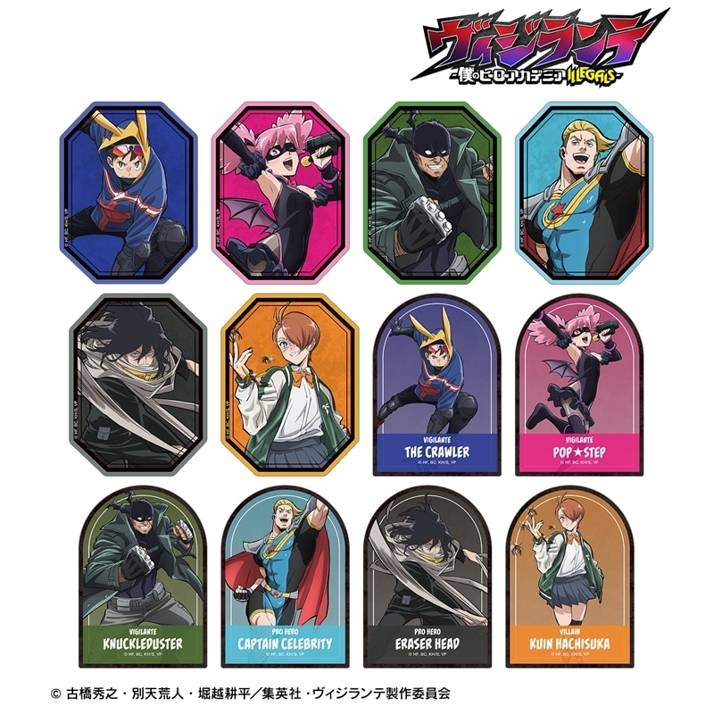 TVアニメ『ヴィジランテ -僕のヒーローアカデミア ILLEGALS-』 トレーディングダイカットステッカー
 
2026年1月27日発売
 (アニメイト)