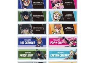 TVアニメ『ヴィジランテ -僕のヒーローアカデミア ILLEGALS-』 トレーディングアクリルネームプレート
 
2026年1月27日発売
 (アニメイト)