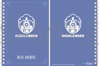 ブルーアーカイブ (ブルアカ) ミニリングノート/ハイランダー鉄道学園
 
2026年2月6日発売
 (アニメイト)