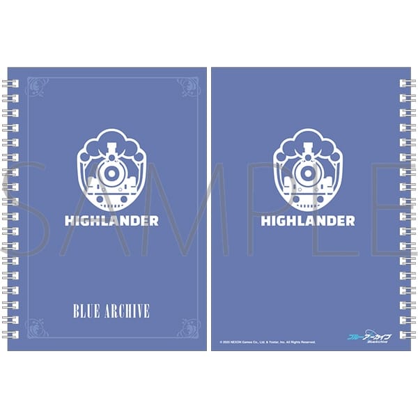 ブルーアーカイブ (ブルアカ) ミニリングノート/ハイランダー鉄道学園
 
2026年2月6日発売
 (アニメイト)